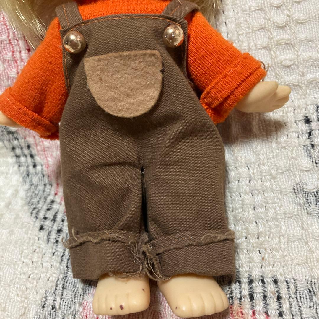 サンリオ　昭和レトロ　ヴィンテージ 人形　ソフビ　中古品　サンリオ旧ロゴ刻印