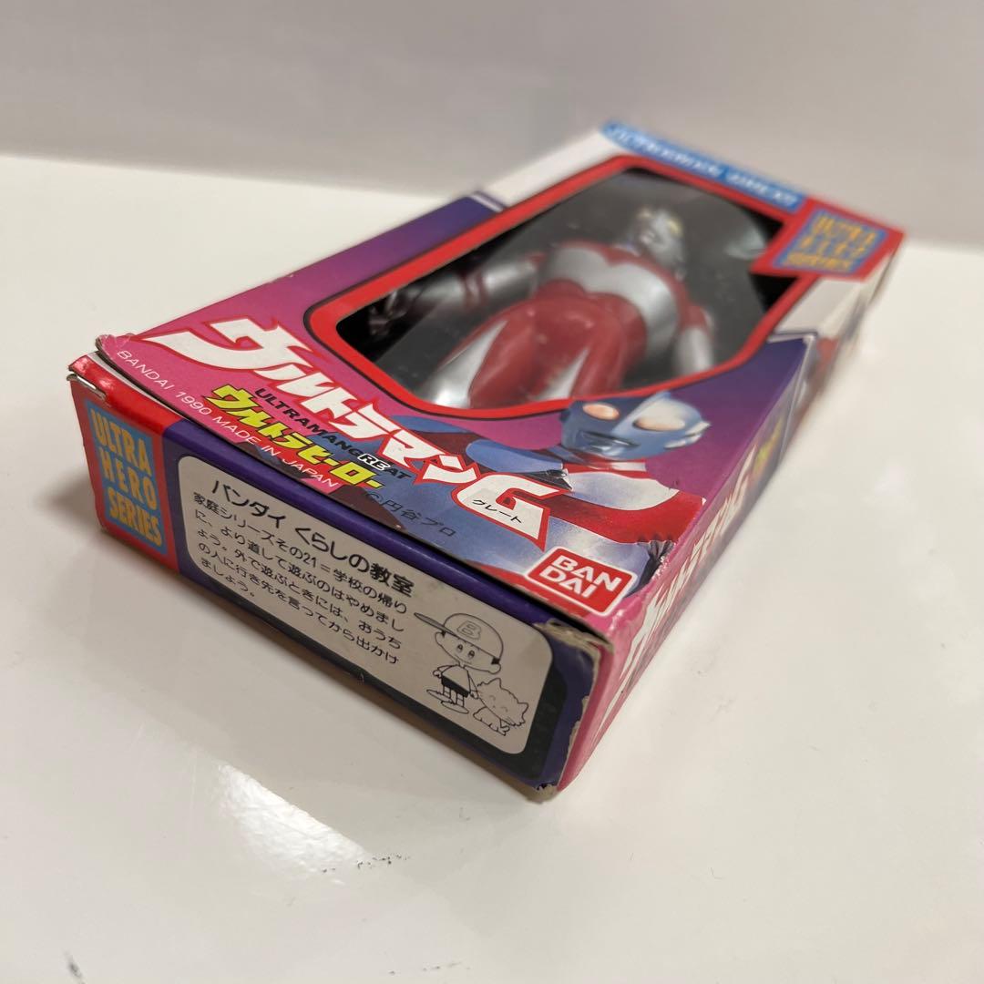 バンダイ　旧箱　ウルトラマンG グレート　ウルトラヒーローシリーズ　ソフビ