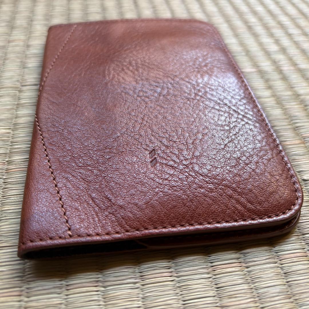 hardgraft イタリア製 本革パスポートカバー ブラウン系