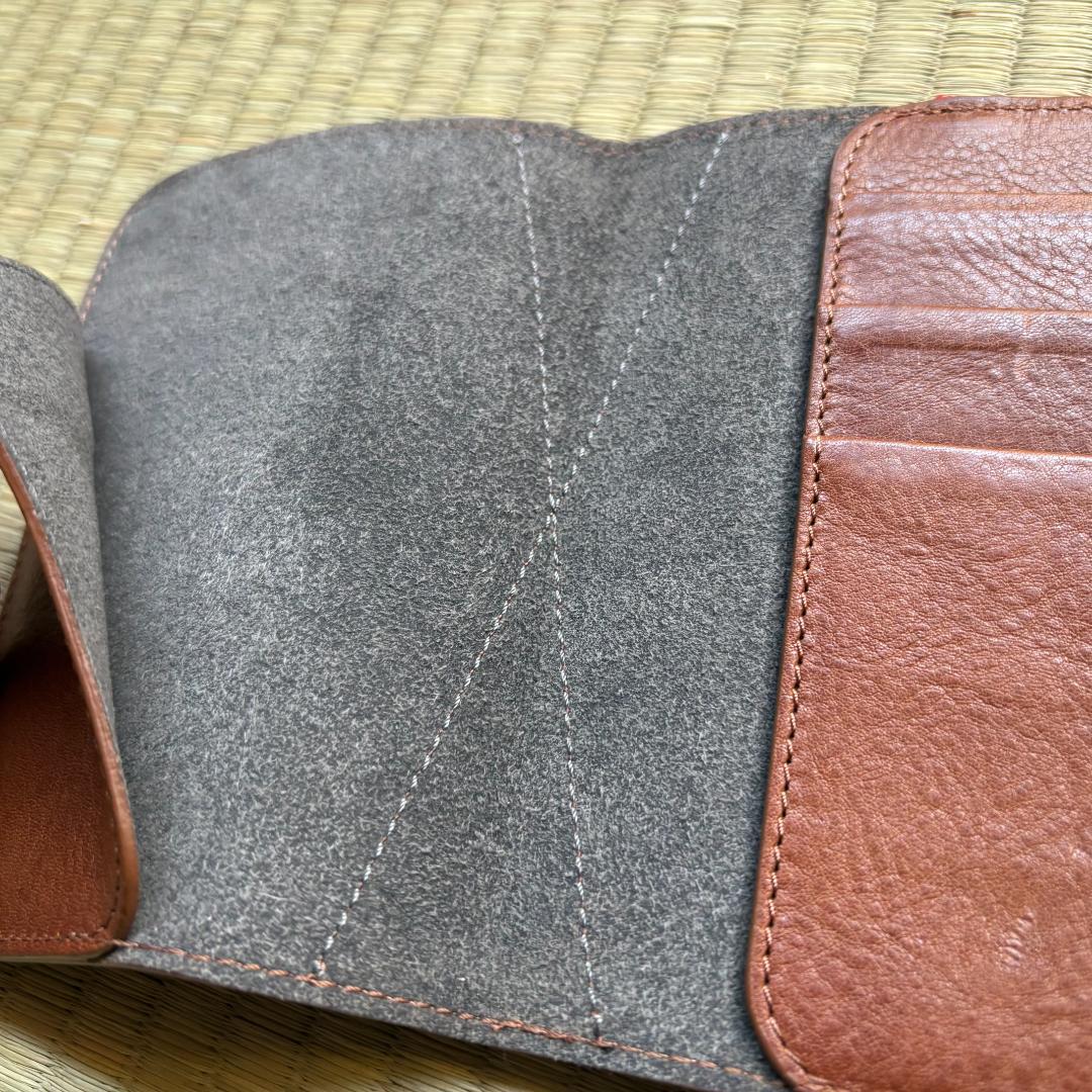 hardgraft イタリア製 本革パスポートカバー ブラウン系