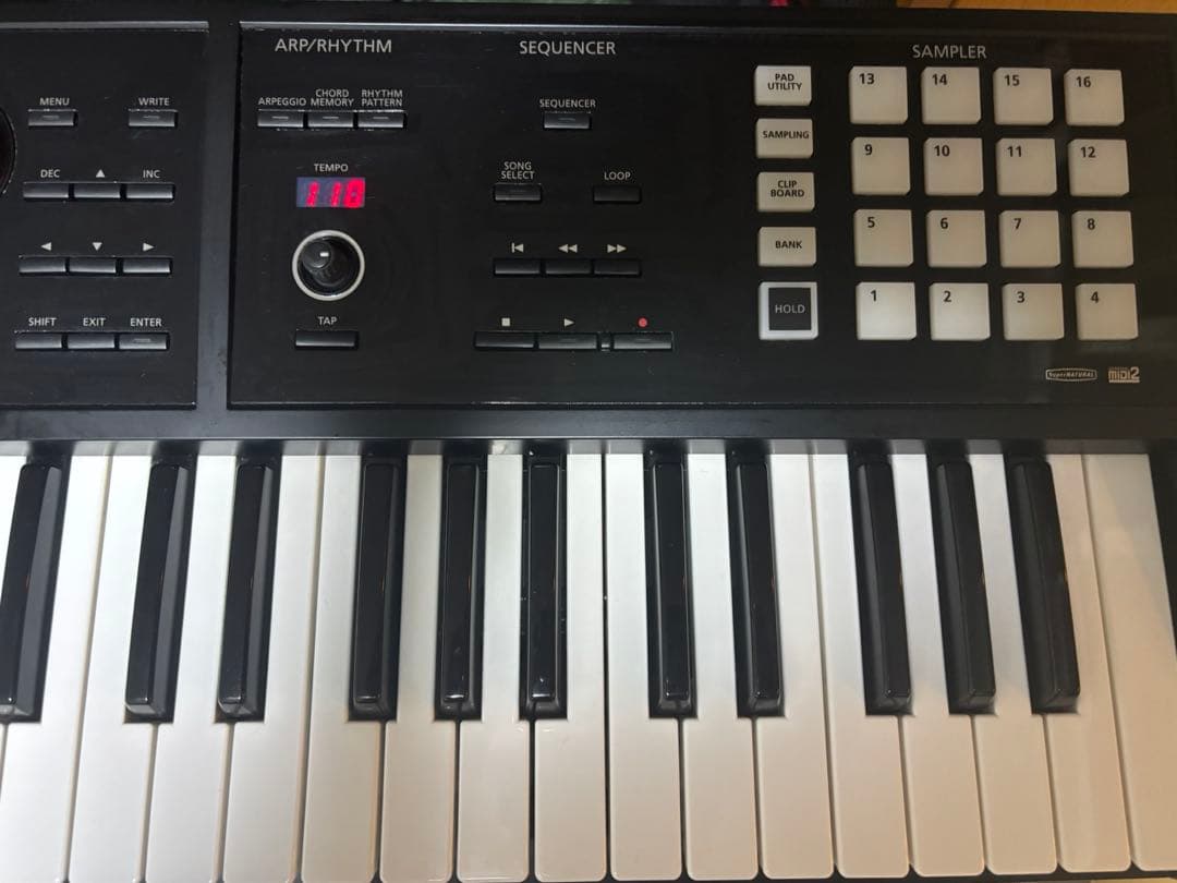 J*Q様 動作不良あり Roland FA-06 純正ソフトケース付