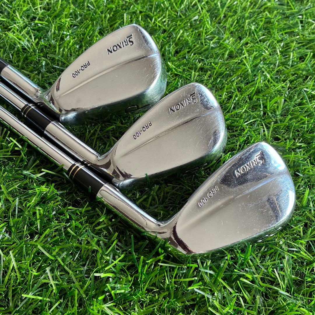 【名器】スリクソン PRO-100 アイアン 7本 R マッスルバック 軟鉄鍛造
