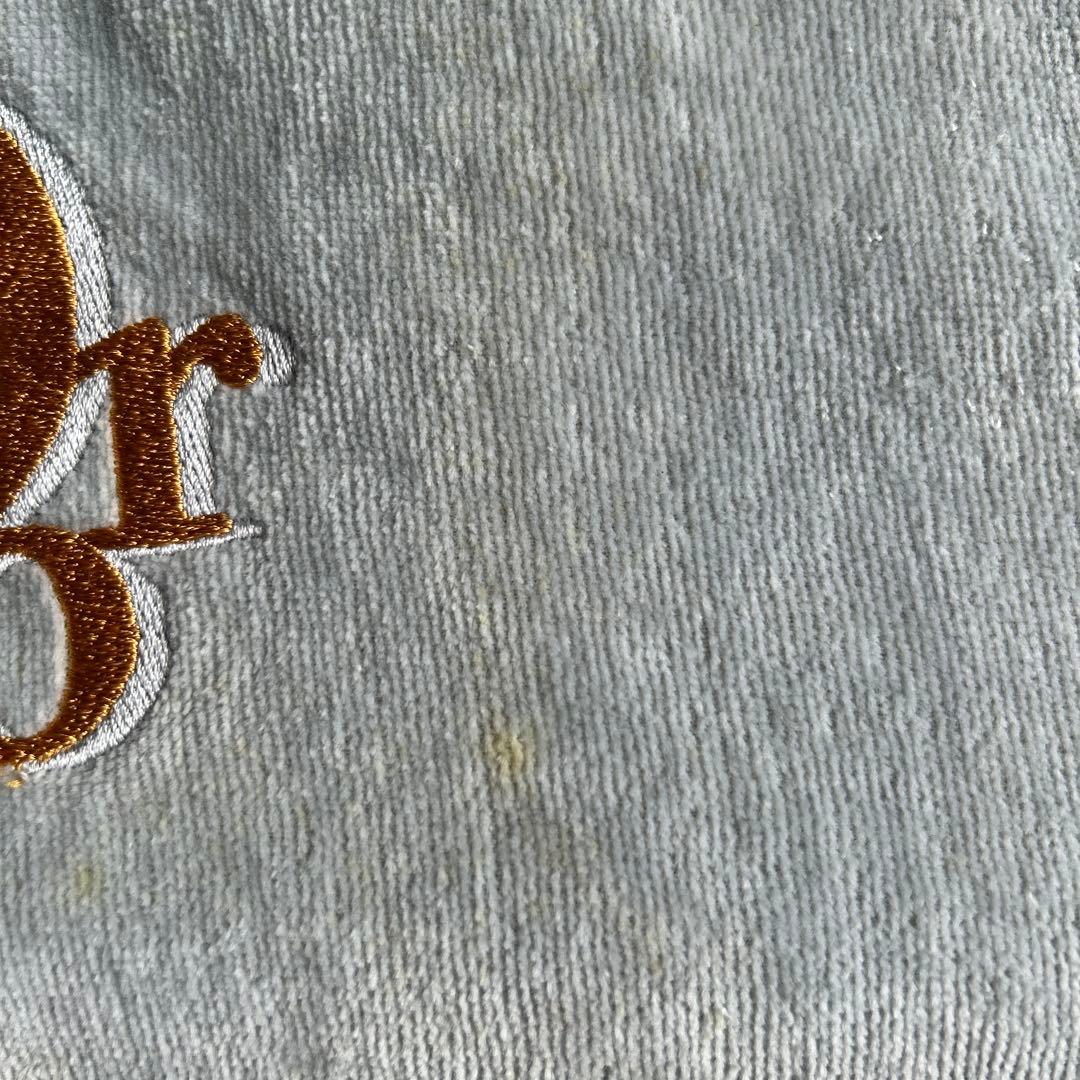 ChristianDior ロゴ刺繍　大判スポーツタオル　2色セット