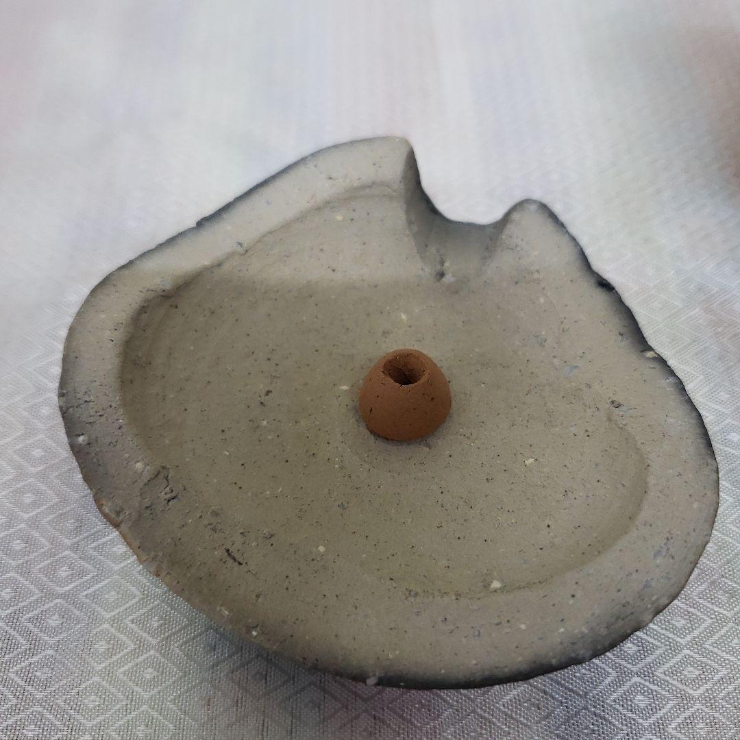 Ｂフライデー　蔵出し特価　ユニークな陶器製　お灸鬼像　香呂　作家物