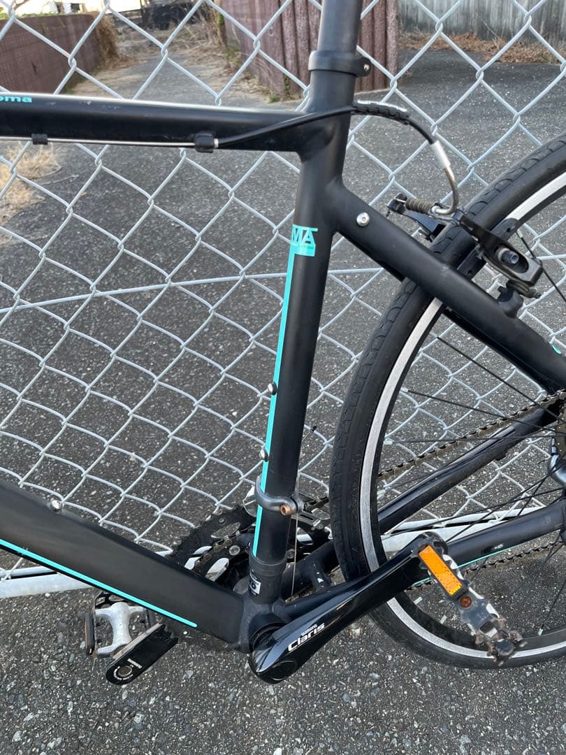 bianchi ROMA3 サイズ50 ブルホーンカスタム　claris