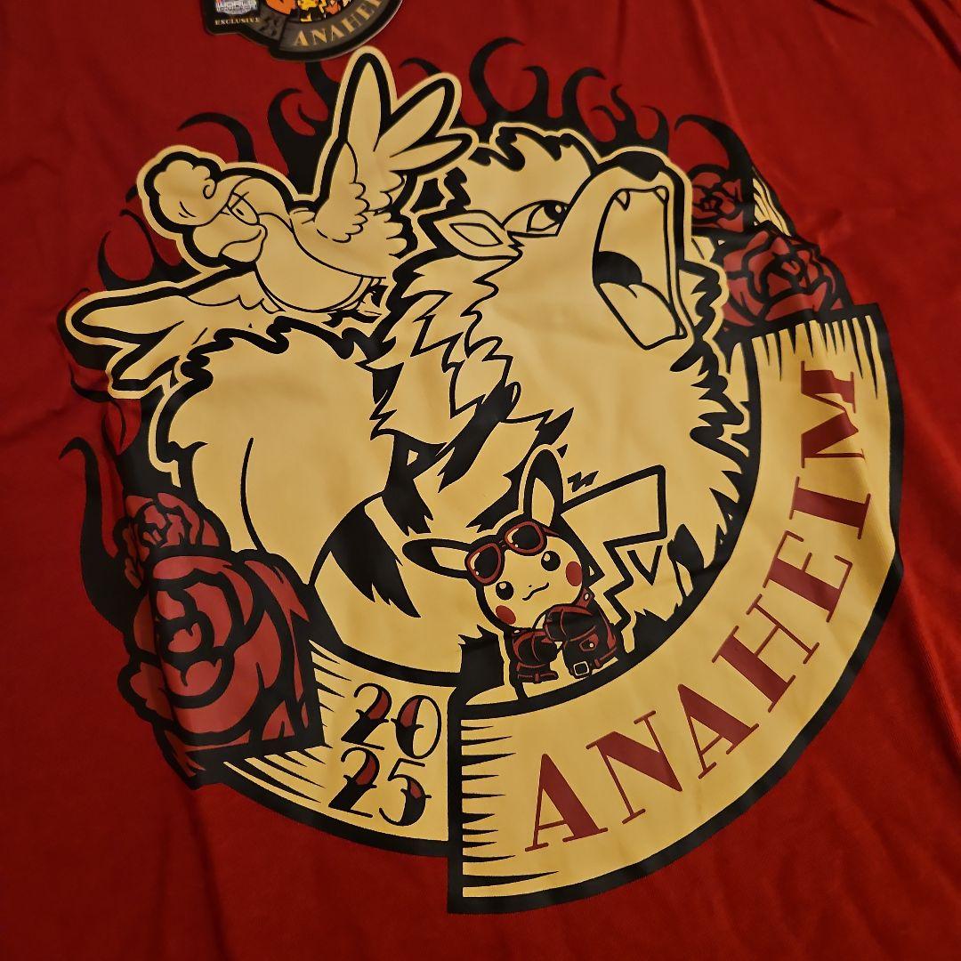 L WCS 2025 ポケモン アナハイム Tシャツ 黒ピカ