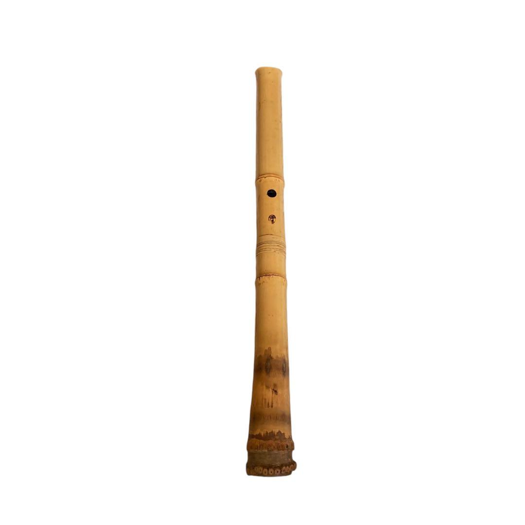 動作保証　尺八　銘あり　岳？　藤巻　約51cm