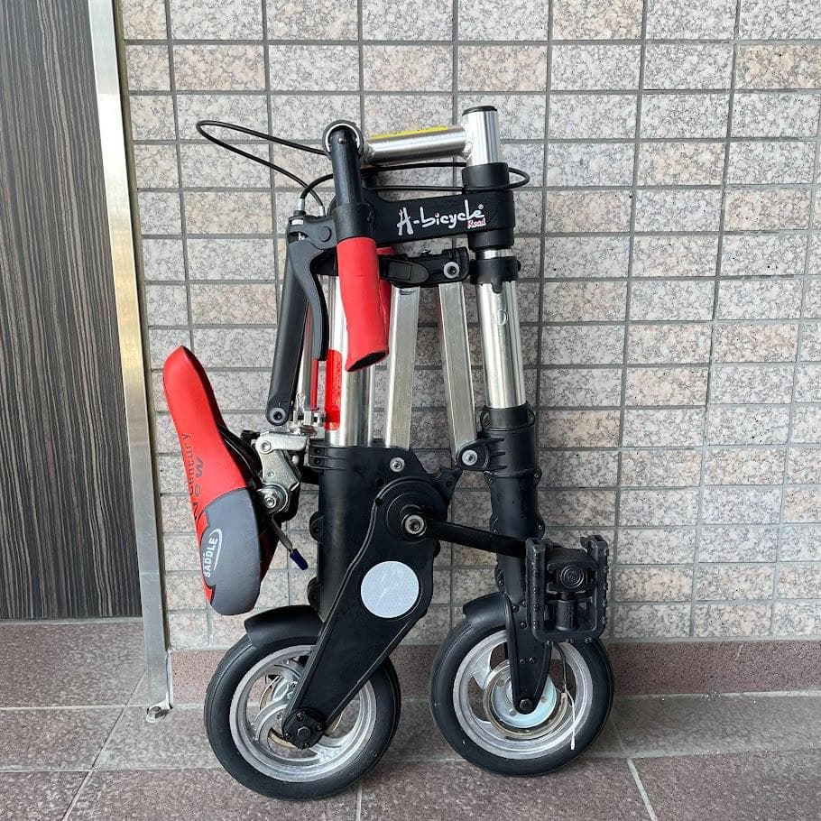 ●A-bicycle Road● 折りたたみ自転車 超小型A型bike キャンプ