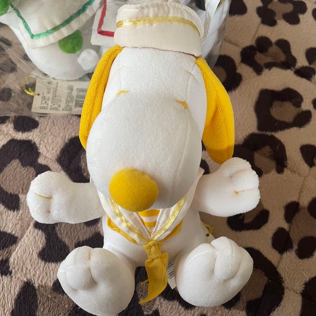 【希少】スヌーピー SNOOPY カラフル セーラー ぬいぐるみ 5体セット