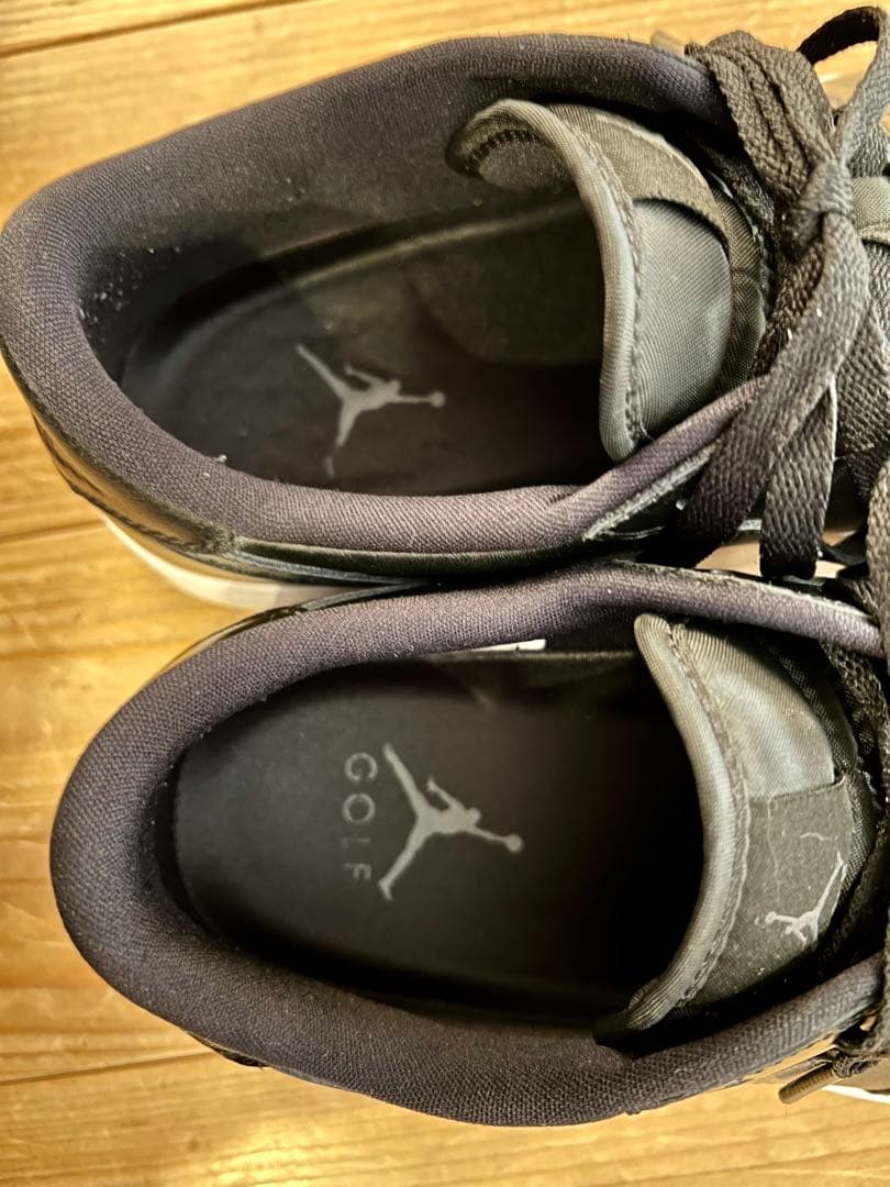 Nike Jordan Golf 黒 シューズ　JORDAN1 low golf