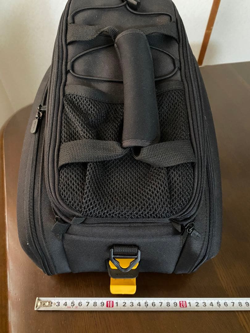 わらびもちTOPEAK MTXバッグ と QR BEAM RACK
