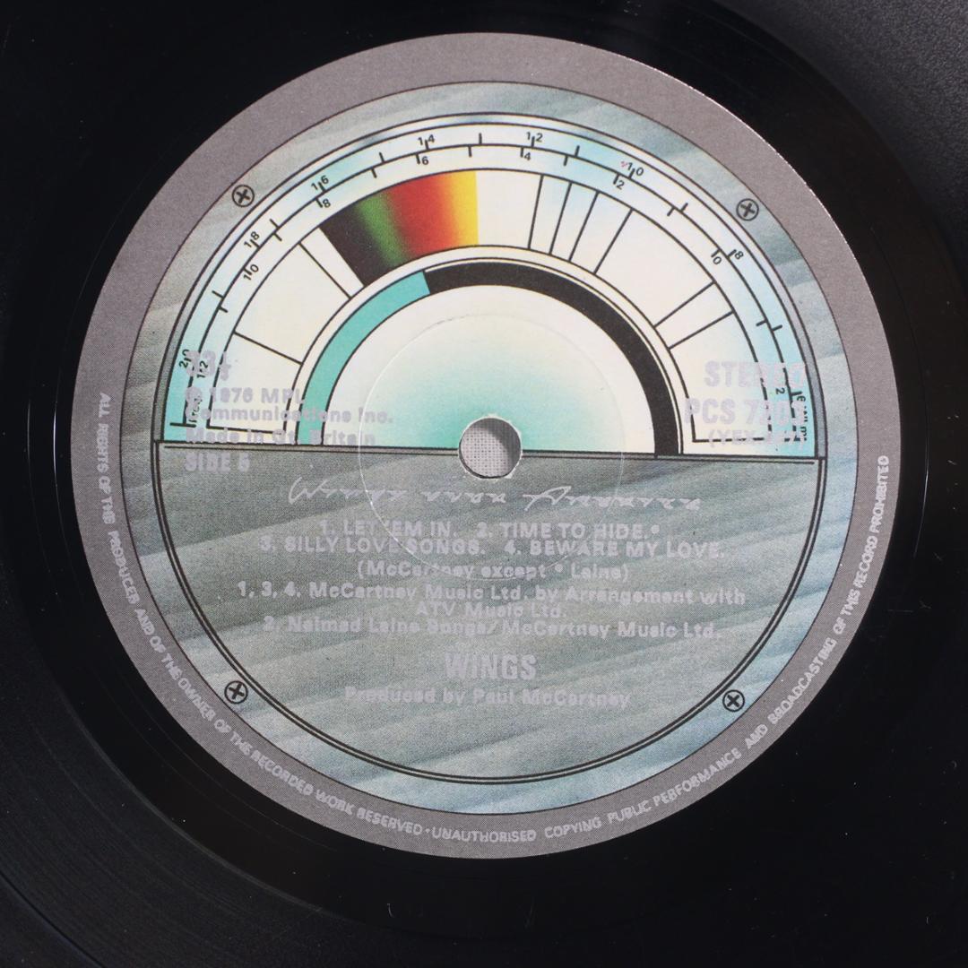 英LP Wings Over America UK盤 ステレオ ウイングス