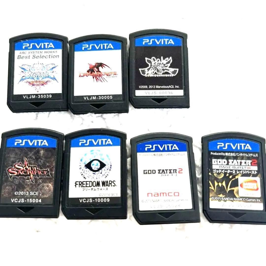 ★ PS VITA 本体　PCH1100 動作確認済　ソフト7本セット