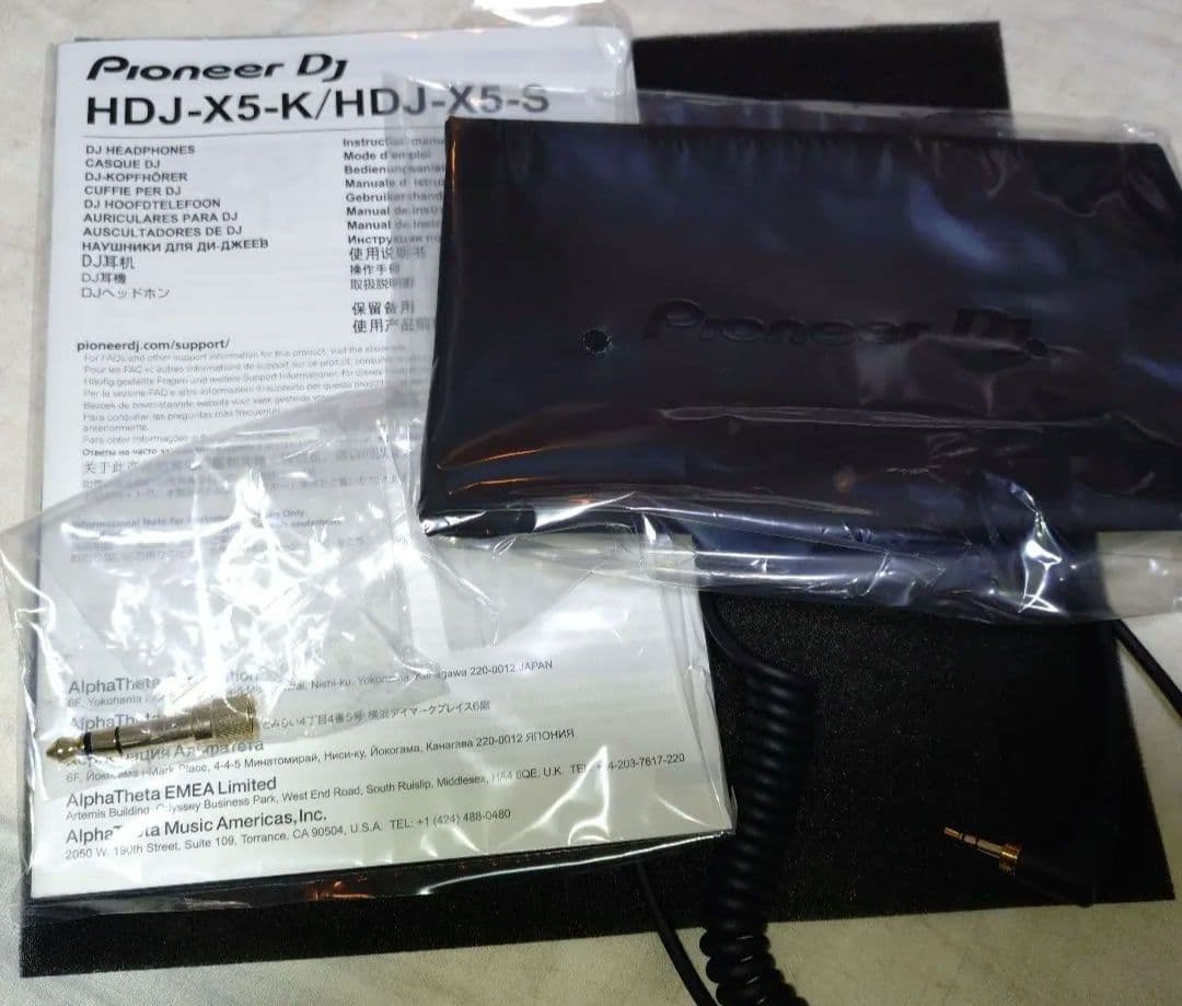 パイオニア　HDJ-X5 DJヘッドフォン（美品）