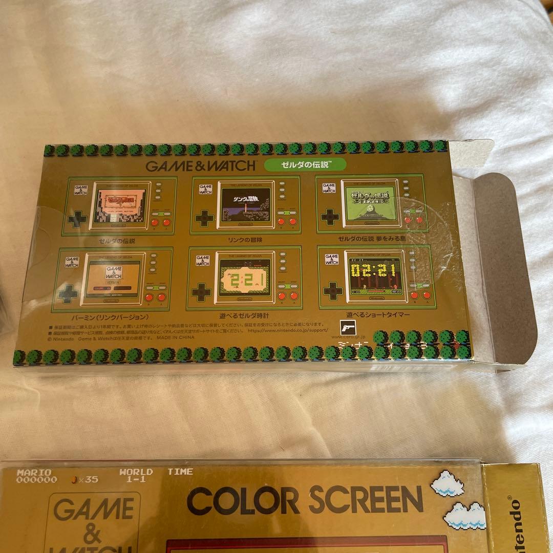 ゲーム&ウォッチ ゼルダ・マリオ セット