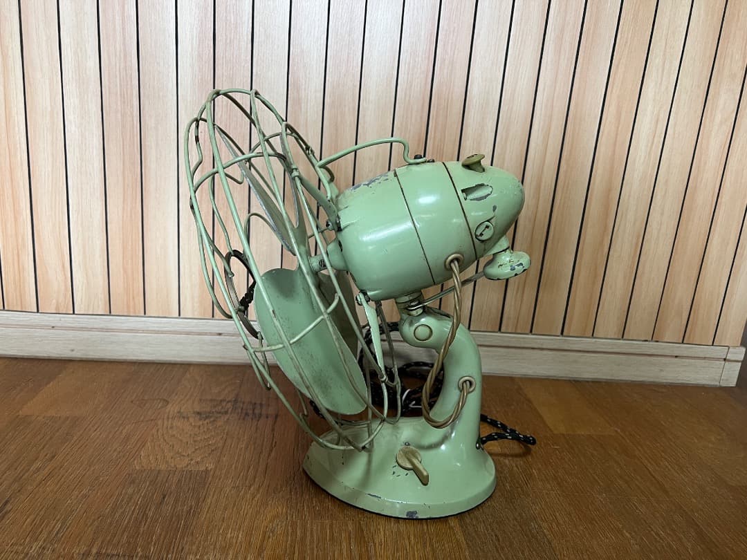 卓上レトロ扇風機　　日立 M-6032　通電確認済み