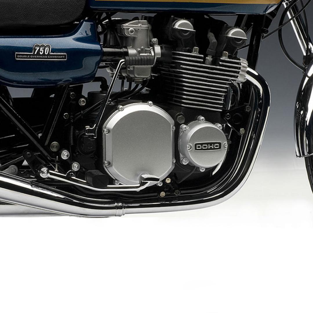 【100台限定／新品未開封】Kawasaki Z2A 1975 青玉虫／マルサン
