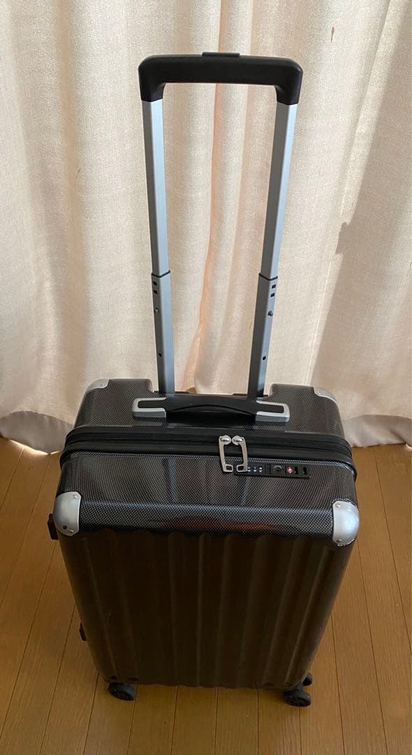 スーツケースキャリー 47L カーボンブラック ALI-6008-22 TSA付