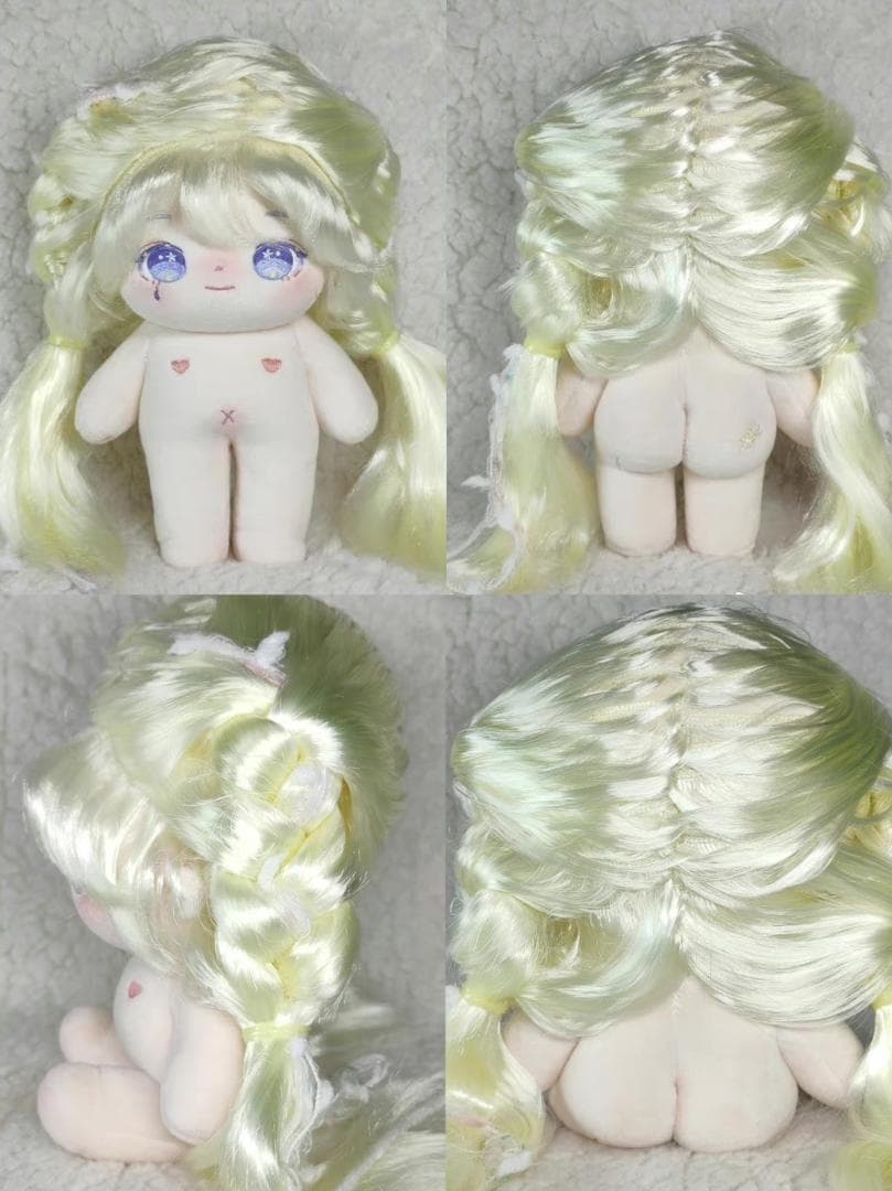 kiki中韓ぬいウィッグ　着せ替えぬいぐるみ　「ヘアアレンジ」参考説明