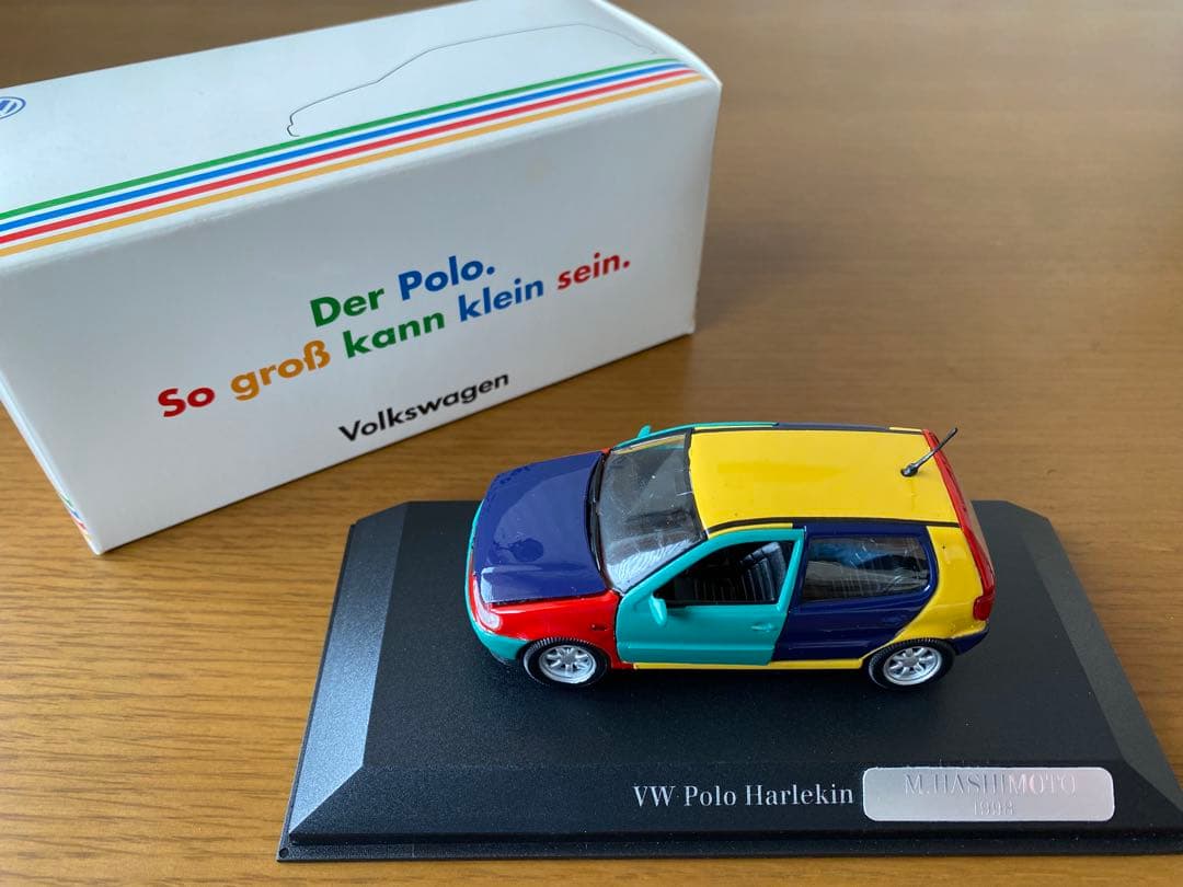 VW Polo Harlekin ミニカー ケース&箱付き