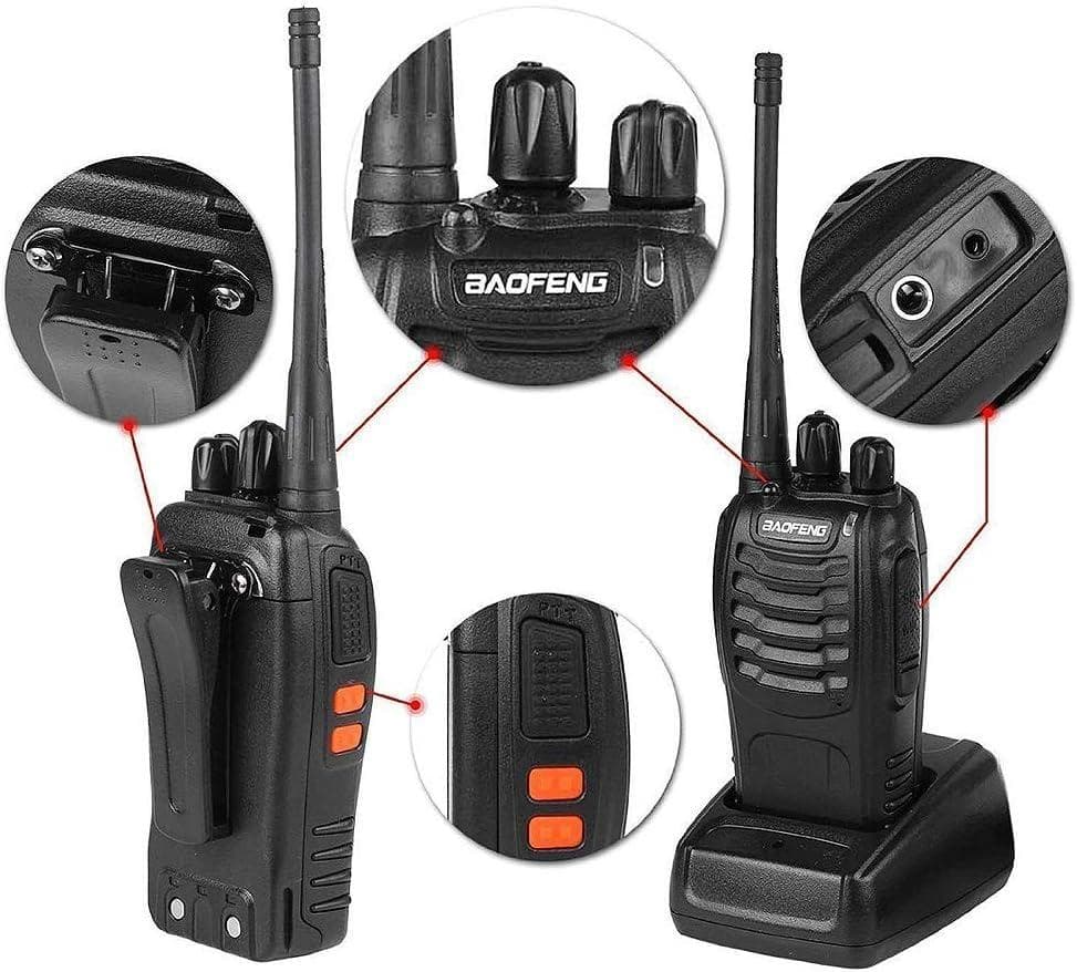 【美品】トランシーバー 無線機 充電式 2W 超長距離タイプ 6台セット