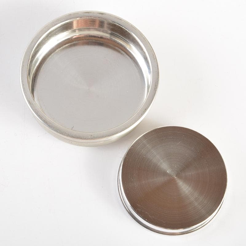 煎茶道具　錫半製　精錫　鎚目　茶壷　茶心壷　約251g　M　R7242