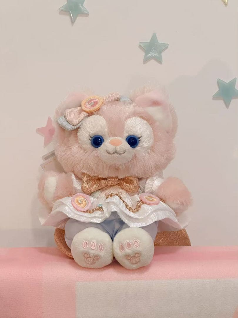 【お顔厳選】新作　上海ディズニー　バースデー　リーナベル肩乗せぬいぐるみ