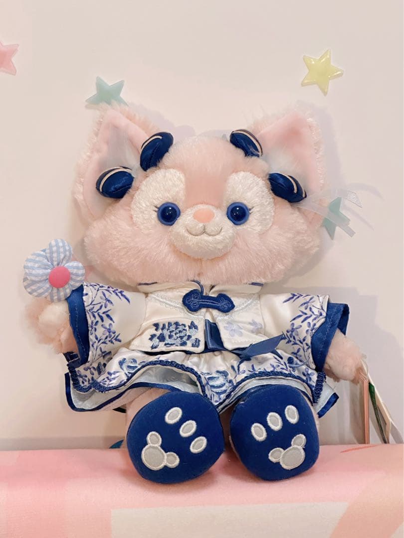 【お顔厳選】新作　上海ディズニー　バースデー　リーナベル肩乗せぬいぐるみ