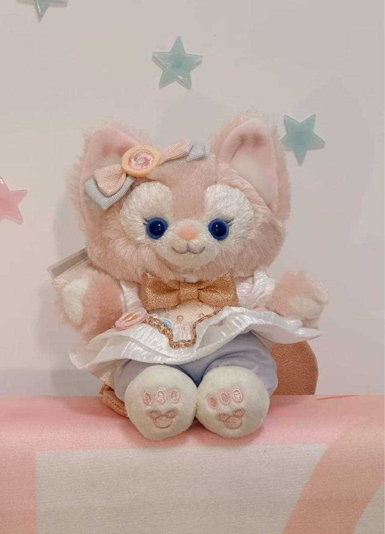 【お顔厳選】新作　上海ディズニー　バースデー　リーナベル肩乗せぬいぐるみ