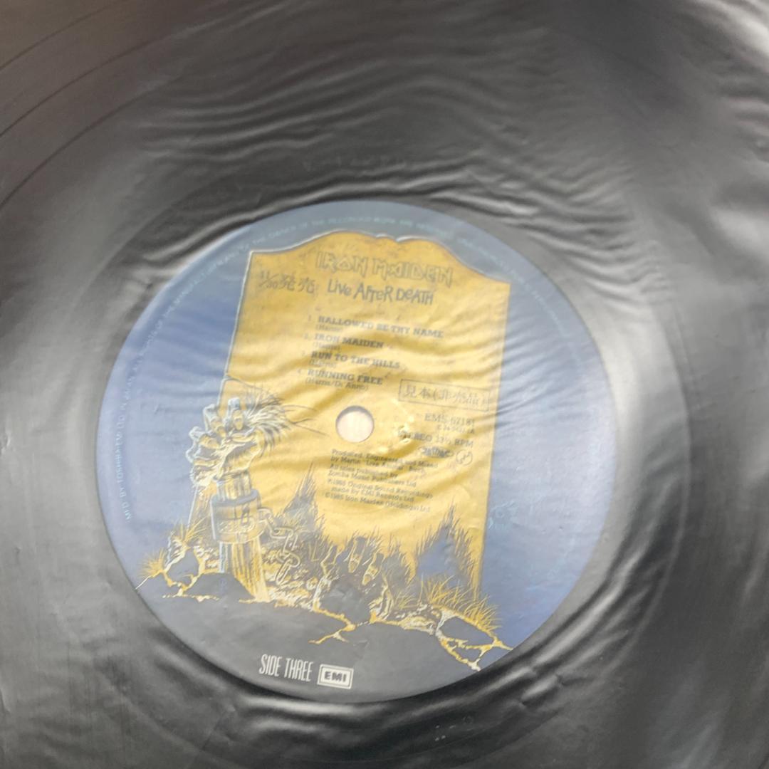 激レア サンプル版　IRON MAIDEN　Live AFTER DEATH