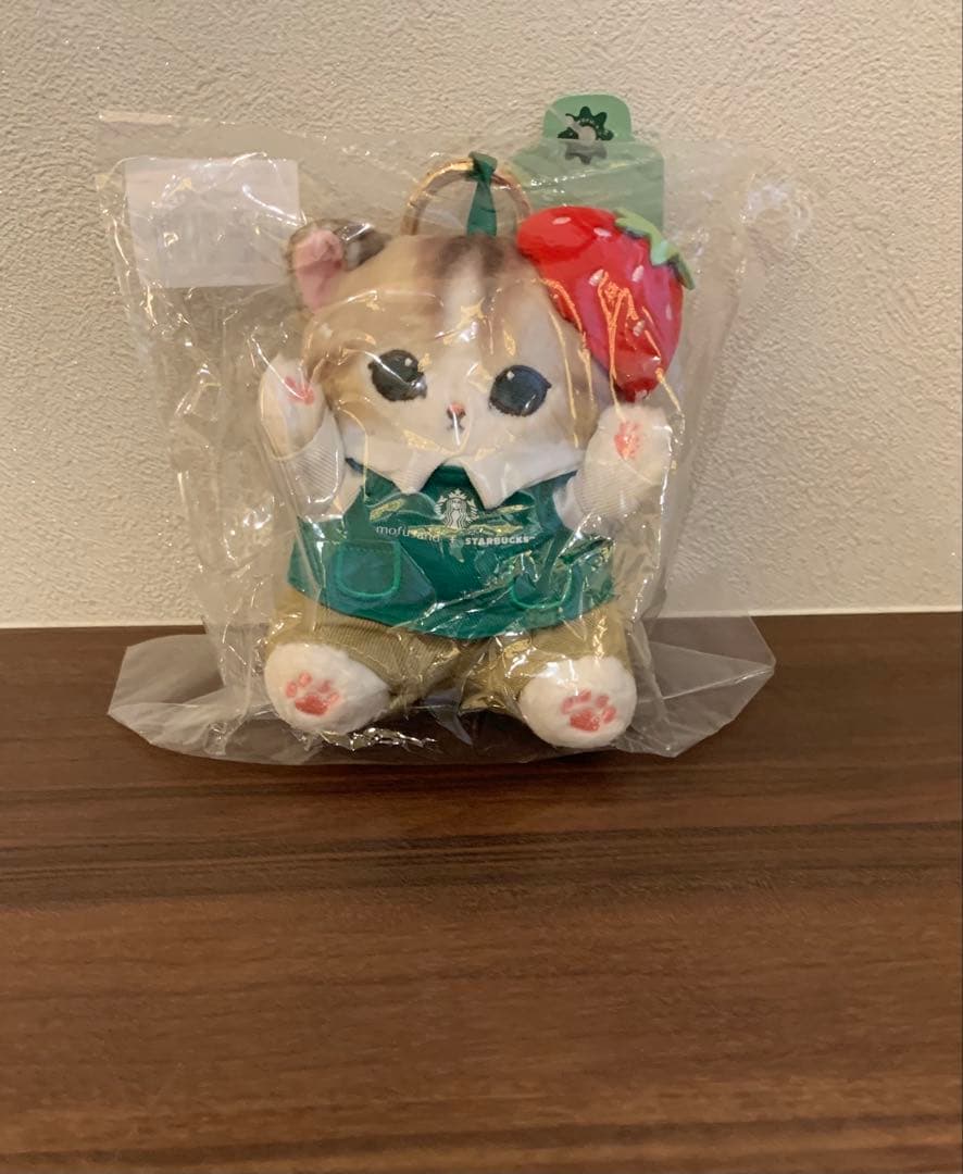 Starbucks mofusand いちごのぬいぐるみ　キーホルダー　スタバ
