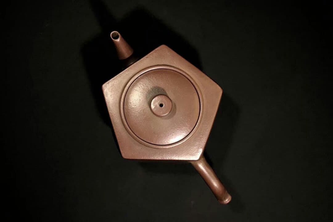 「菱方壺」 楊彭年  清代 紫泥急須   紫砂壷  茶壷 古玩 茶道具 煎茶道具