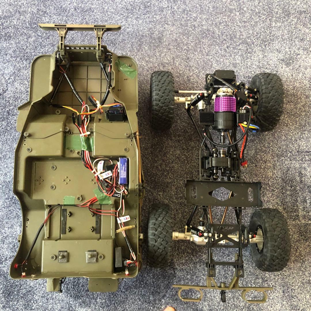 ラジコン1/6 jeep クローラー 2.2インチレイス脚周り　カスタム