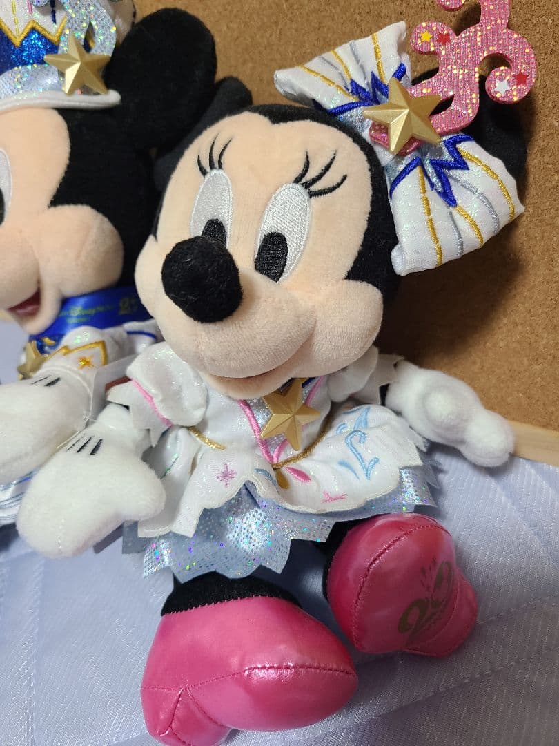 東京ディズニーシー 20周年 ぬいぐるみ タイムトゥシャイン ミッキー ミニー