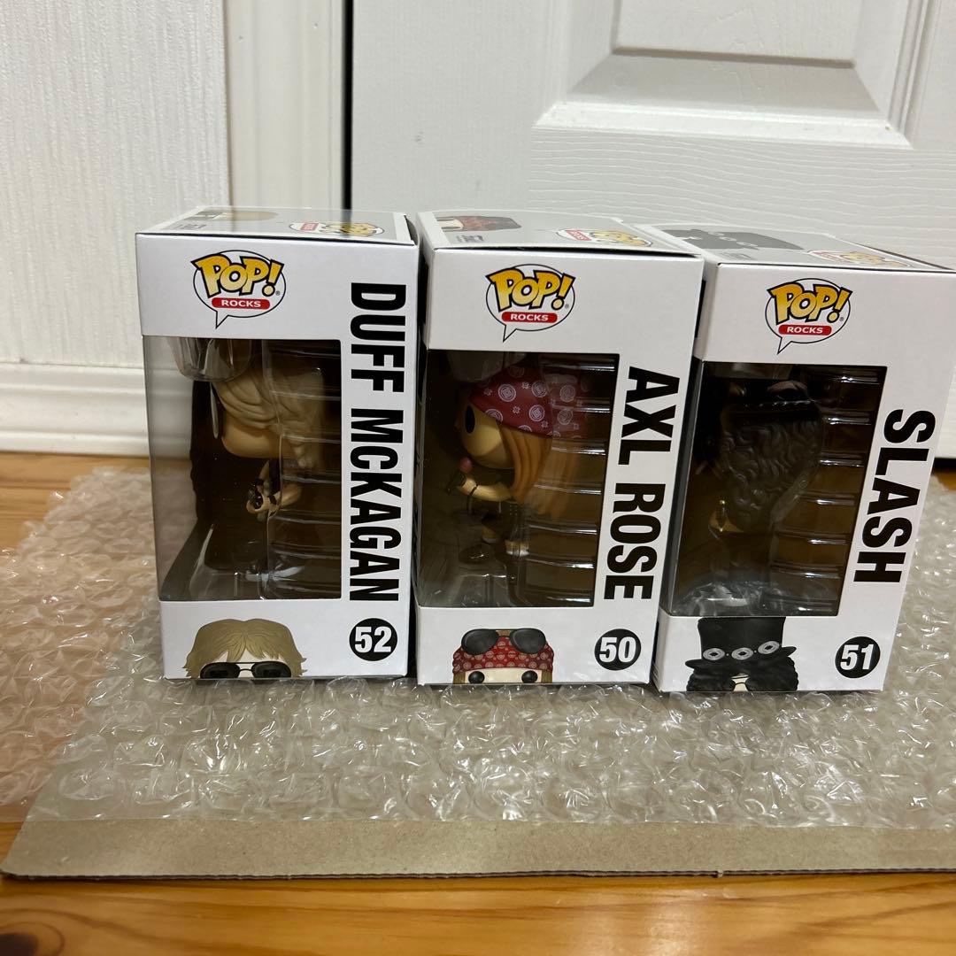 Funko POP！ ROCKS  GUNS'N'ROSES 3体セット