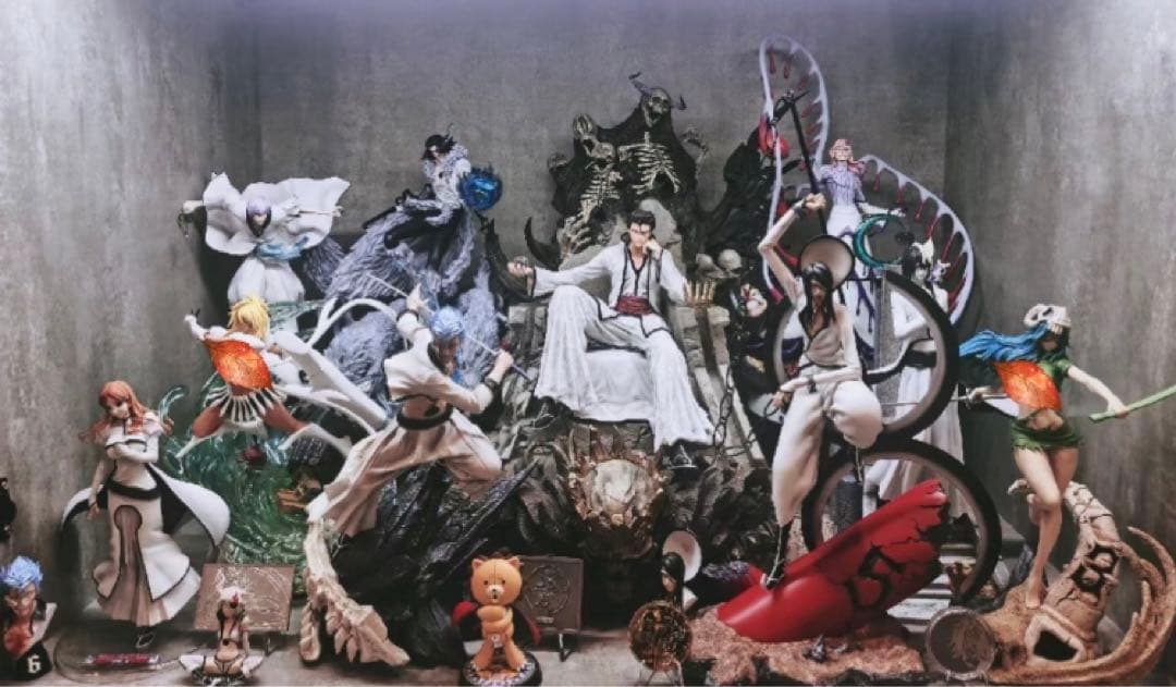 BLEACH 黒衣少年図グリムジョー 1/6ガレージキット ガレキ スタチュー⑧