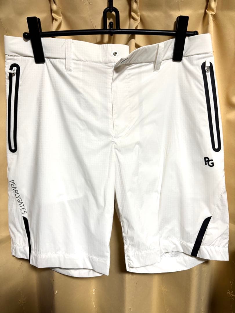 【新品未使用】PEARLYGATES メンズ ショートパンツ サイズ6 白