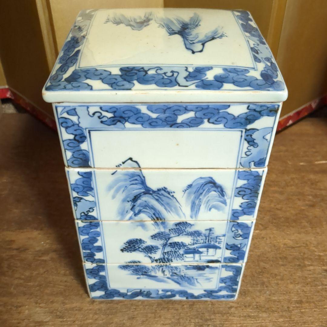 湖東焼　段重