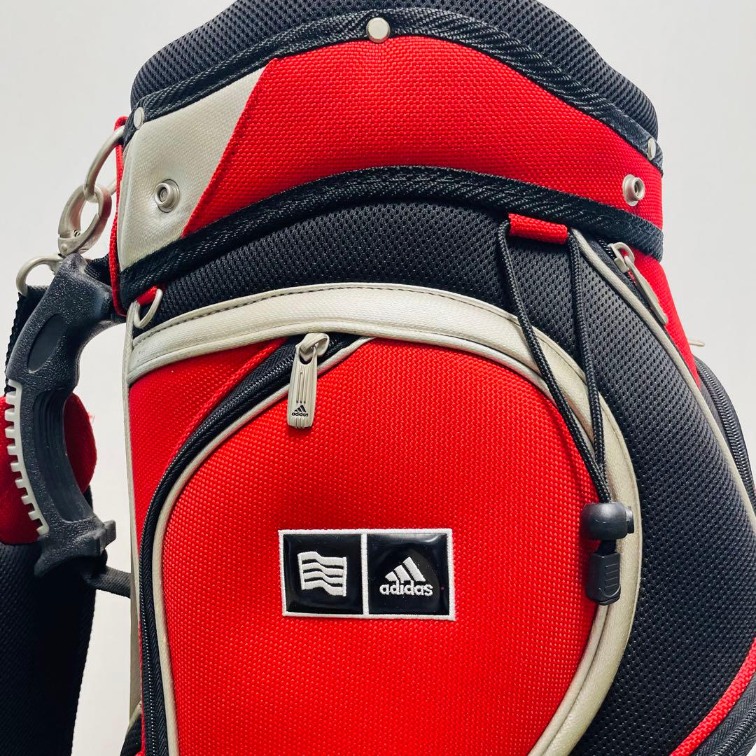 adidas アディダス ゴルフ キャディバッグ 赤黒