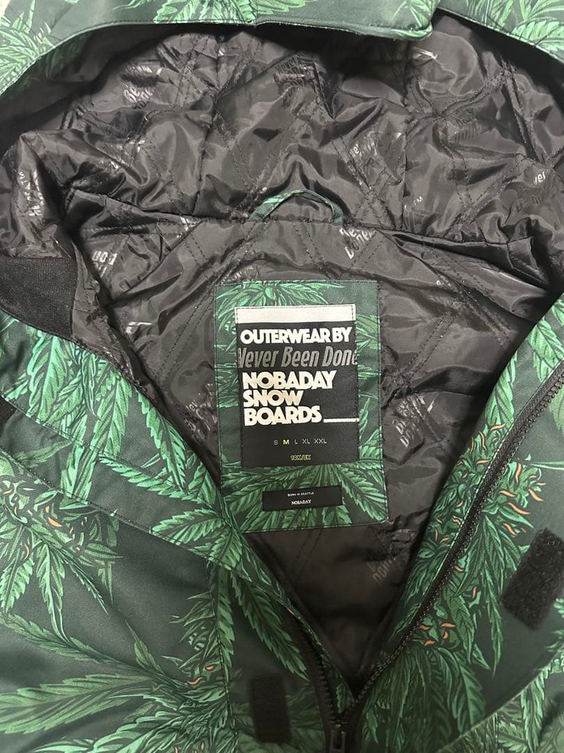 NOBADAY ✖️ QUIK SILVER スノーボードウェア 2点セット M