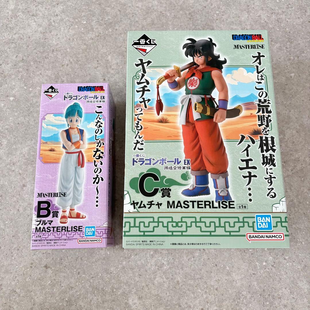 新品未開封 ドラゴンボール一番くじ 孫悟空修行編 ヤムチャ ABC賞ブルマ 悟空