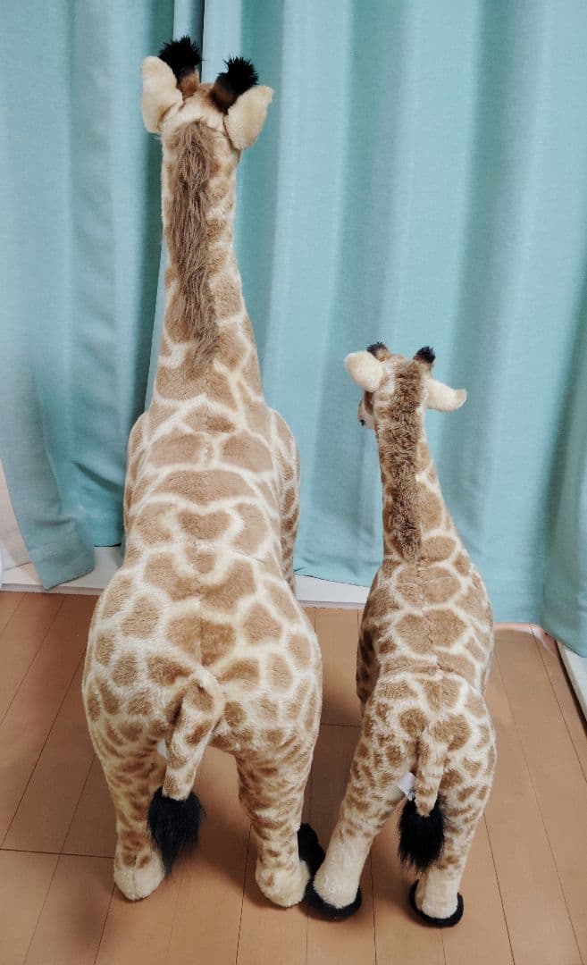 キリンのぬいぐるみ2体セット　特大