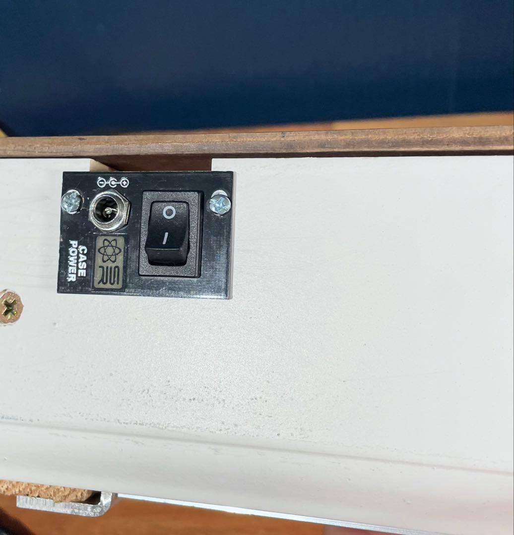 ユーロラック モジュラーシンセ ケース 6U 84HP 2段 電源付 ウッド
