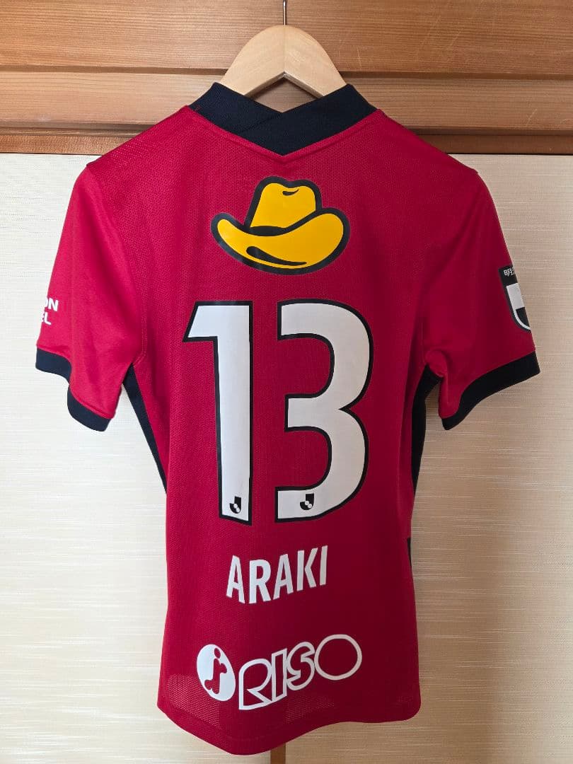 鹿島アントラーズ ユニフォーム ＃13 荒木遼太郎 オーセンティック Mサイズ！