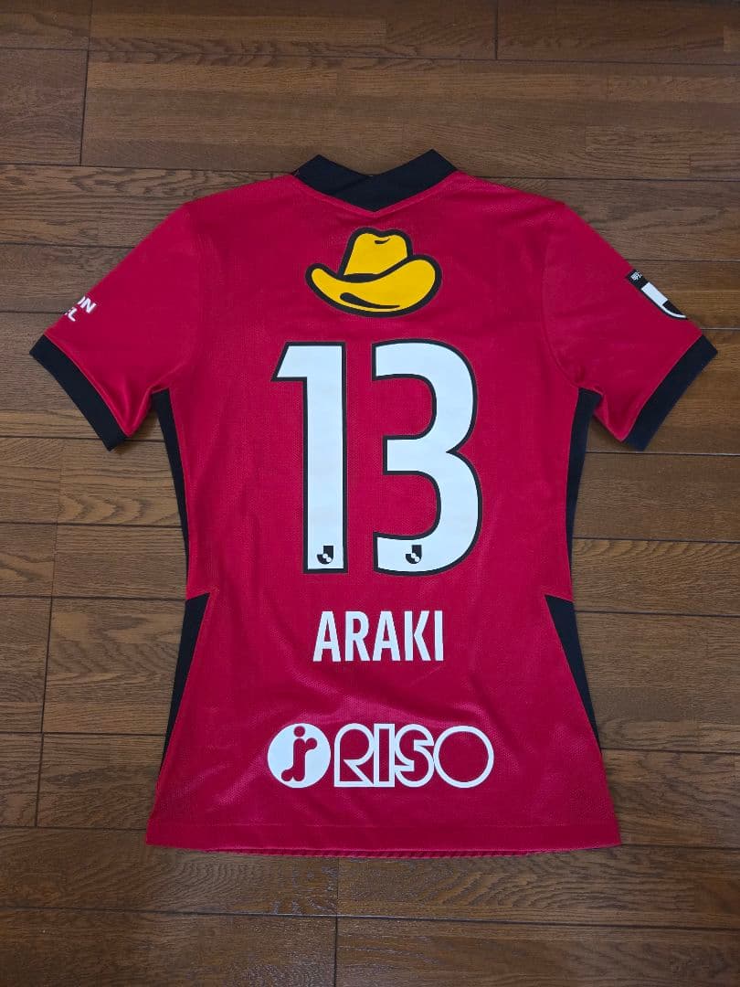 鹿島アントラーズ ユニフォーム ＃13 荒木遼太郎 オーセンティック Mサイズ！