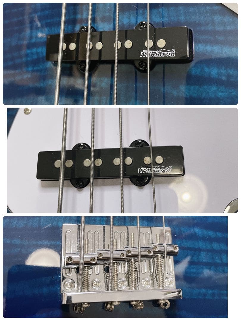 レア　青虎目　BUSKER'S BJB-2 ジャズベースタイプ
