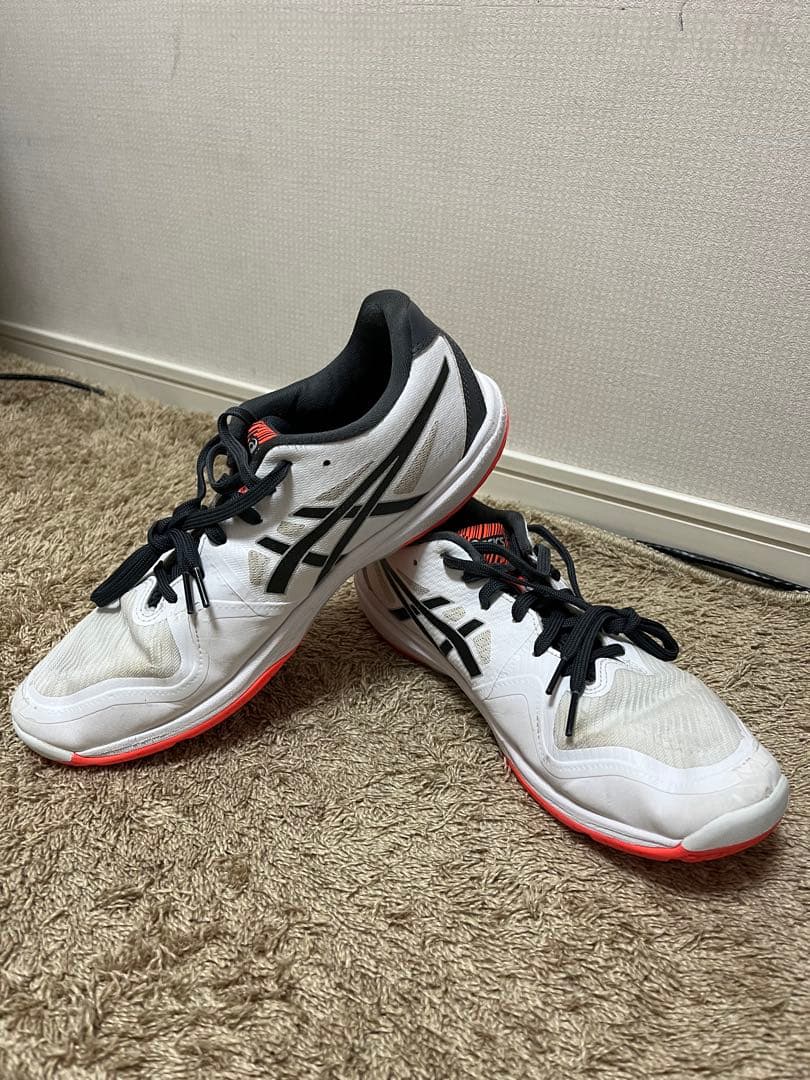 ASICS JAPAN バレーボールシューズ ホワイト/ブラック/オレンジ