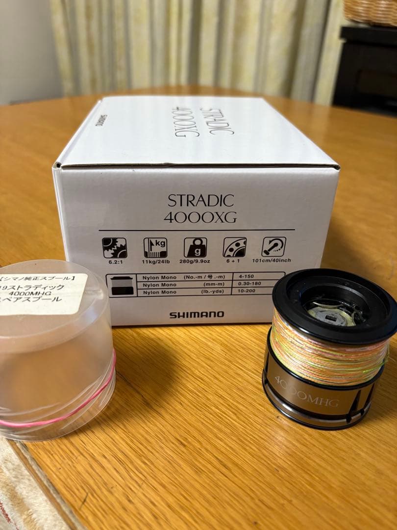 シマノ 19 STRADIC 4000XG スピニングリール