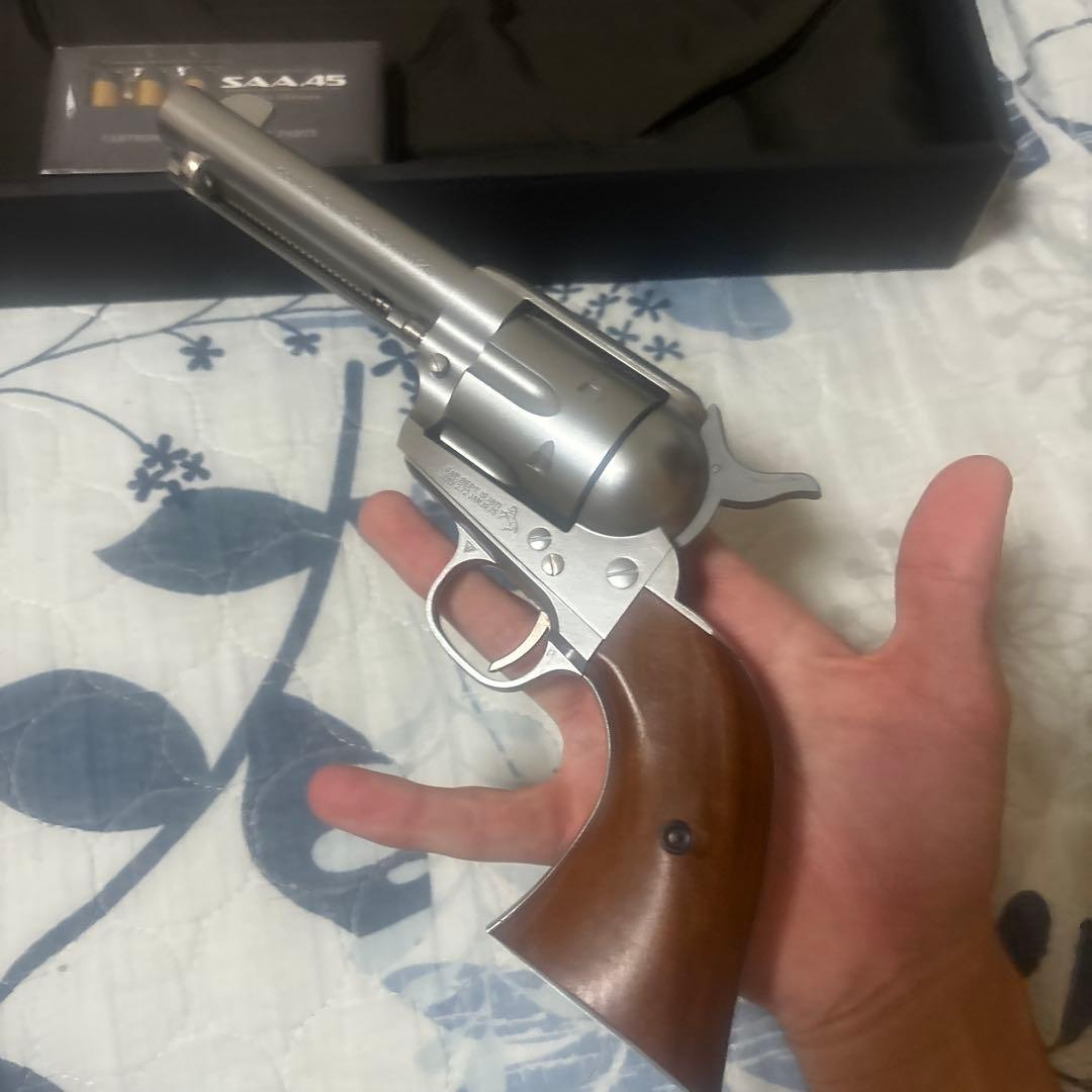 ※値下げ交渉可能！、SAA .45 Civilian エアコッキングガン