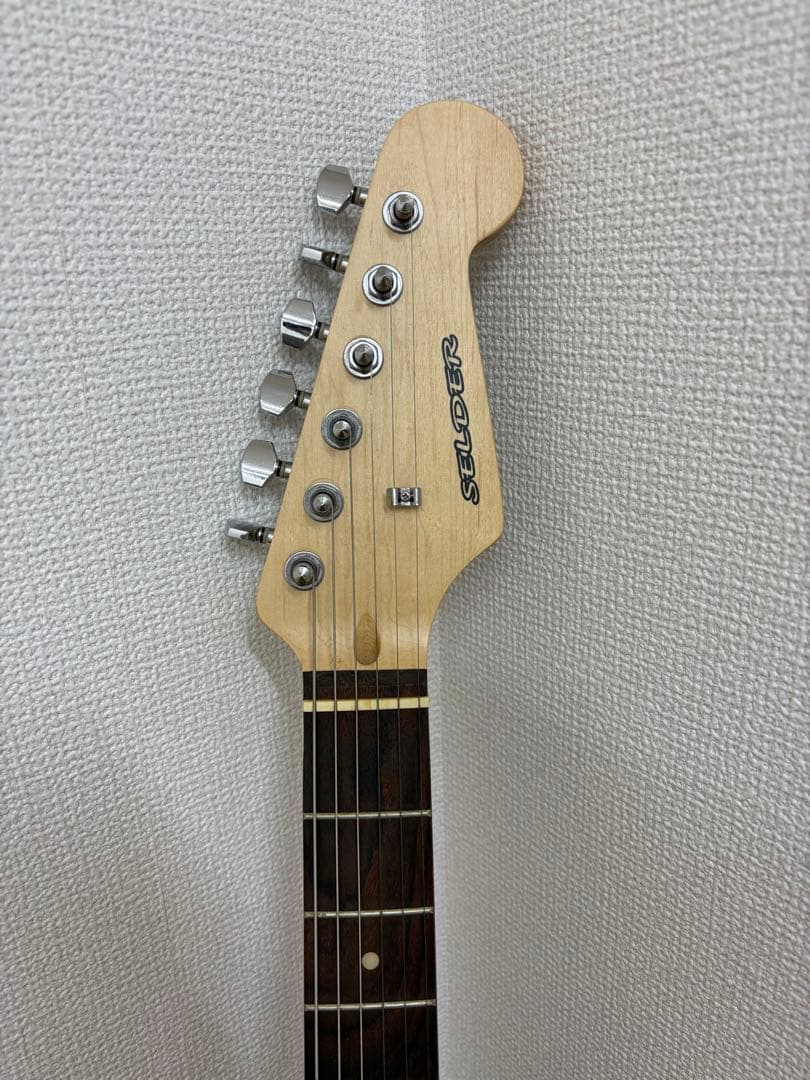 SELDER エレキギター グリーン ギターケース付き